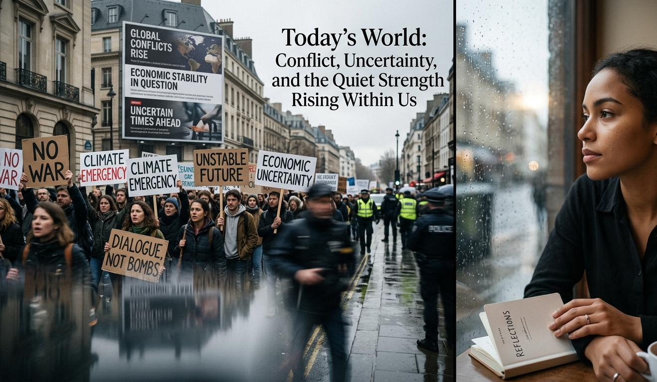 Today’s World: Conflict, Uncertainty, and the Quiet Strength Rising Within Us